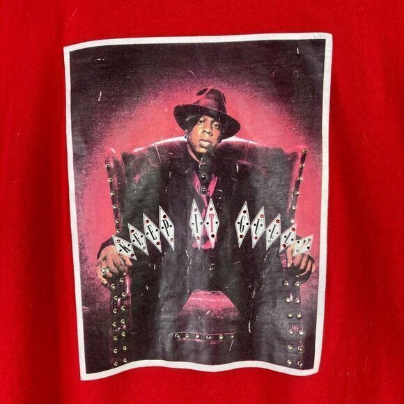 Jay-Z T-Shirt Vintage Rap Mens Size XL Tee Tour Hip Hop Biggie 90s‎ DMX Graphic - Picture 9 of 10